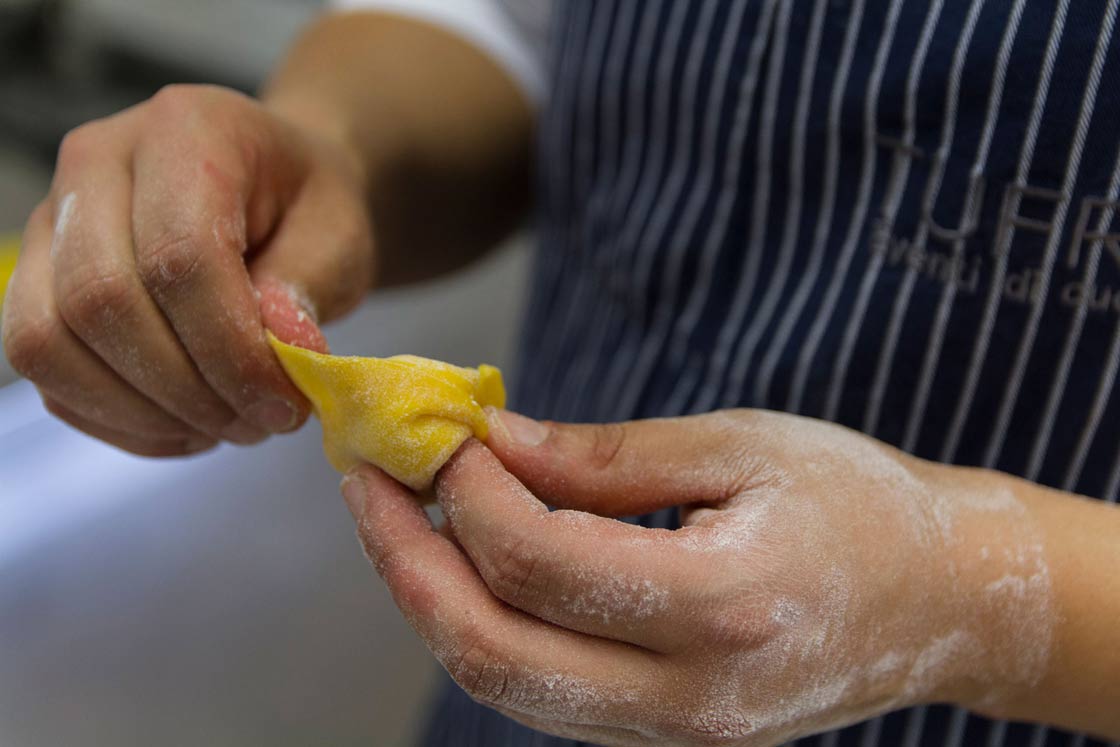 Tufré, pasta fatta a mano